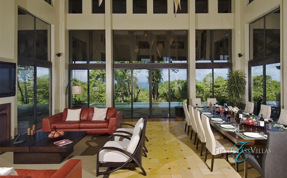 Villa Paraiso Living Room Ocean View